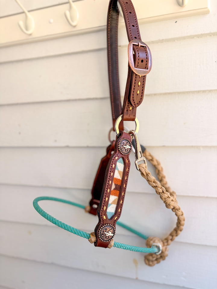 [ Stock] Lariat Muletape Halter- Wool - without lead