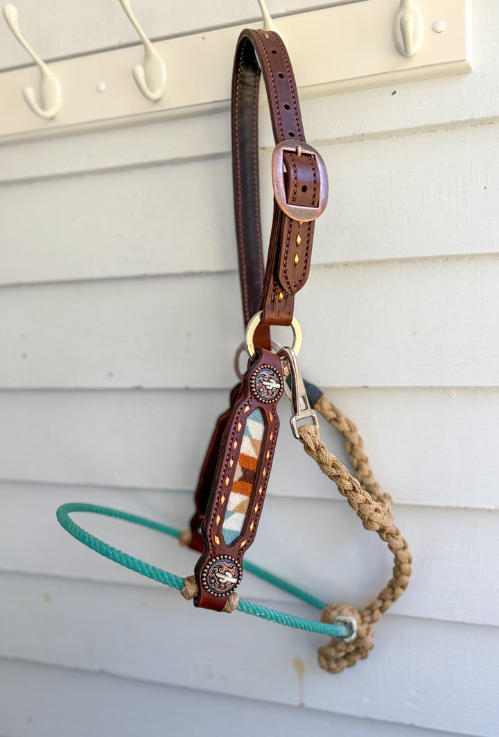 [ Stock] Lariat Muletape Halter- Wool - without lead