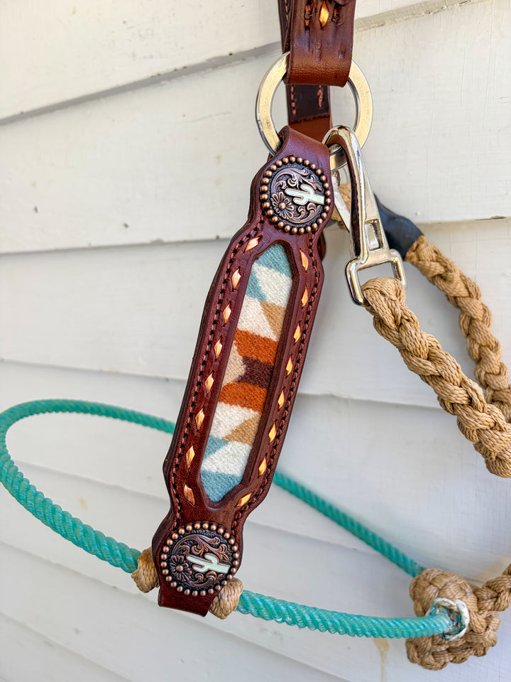 [ Stock] Lariat Muletape Halter- Wool - without lead