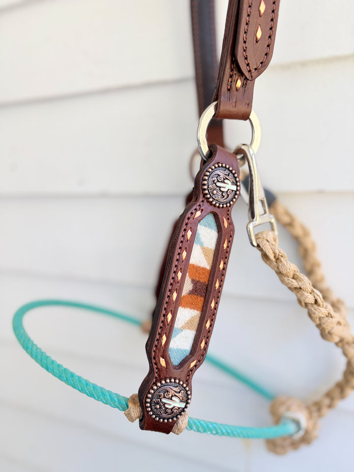 [ Stock] Lariat Muletape Halter- Wool - without lead