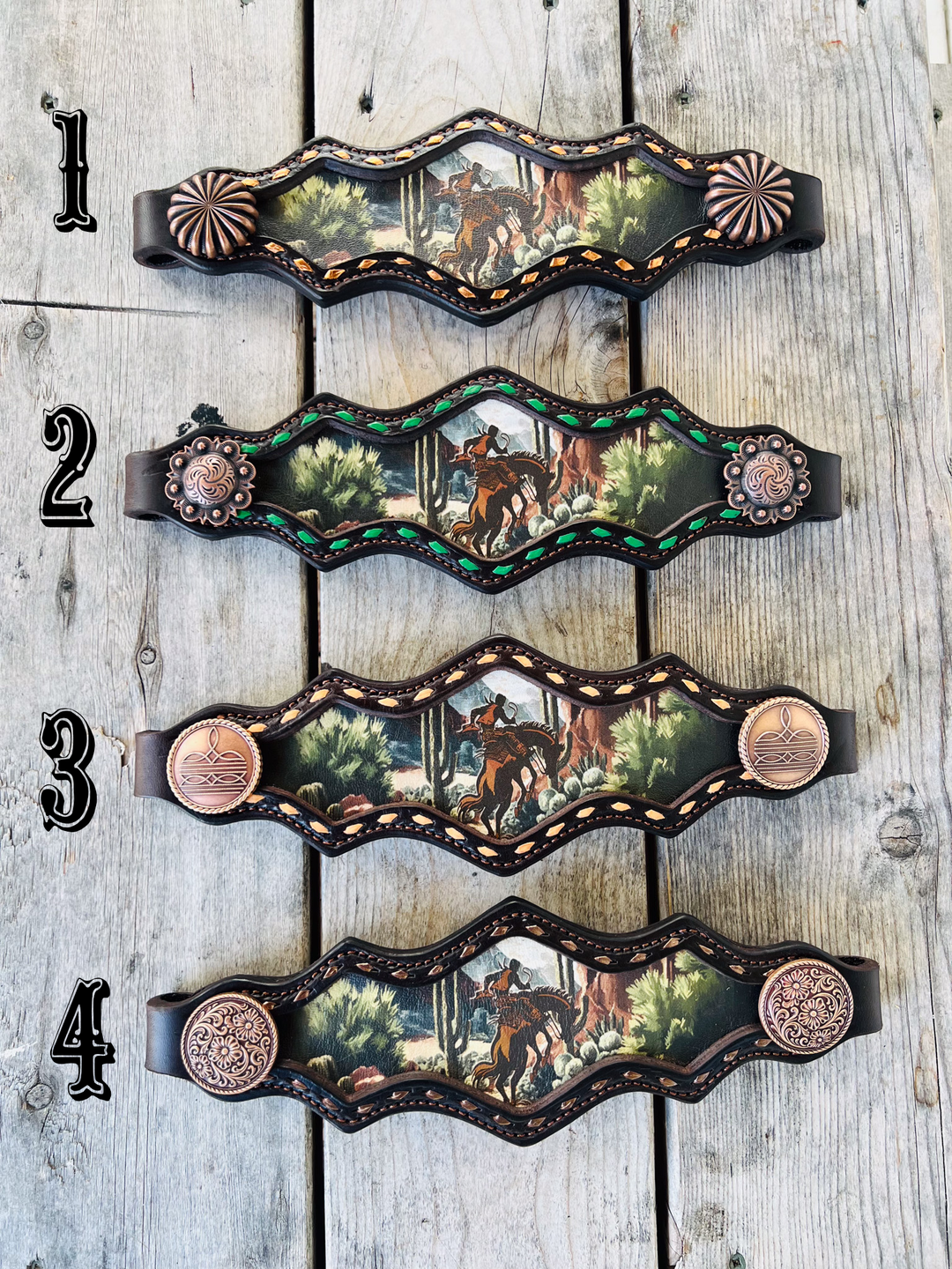 [ In Stock ] Brown Howdy - bronc noseband