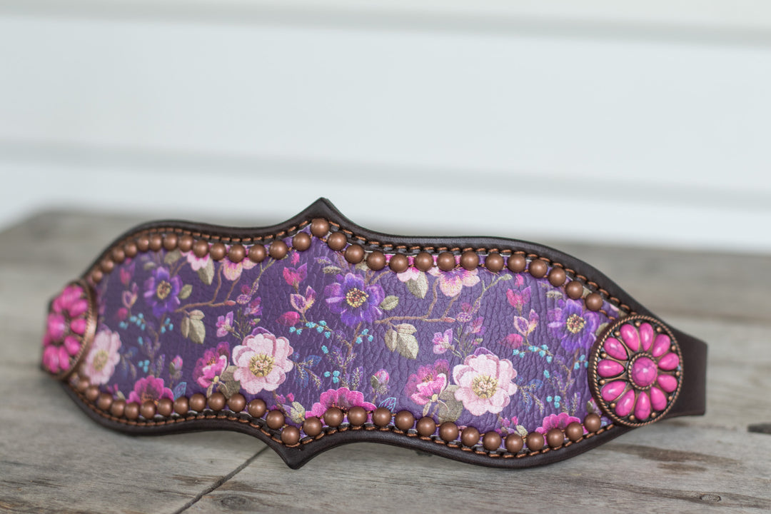 [ In Stock ] Briar Rose - bronc noseband- overlay